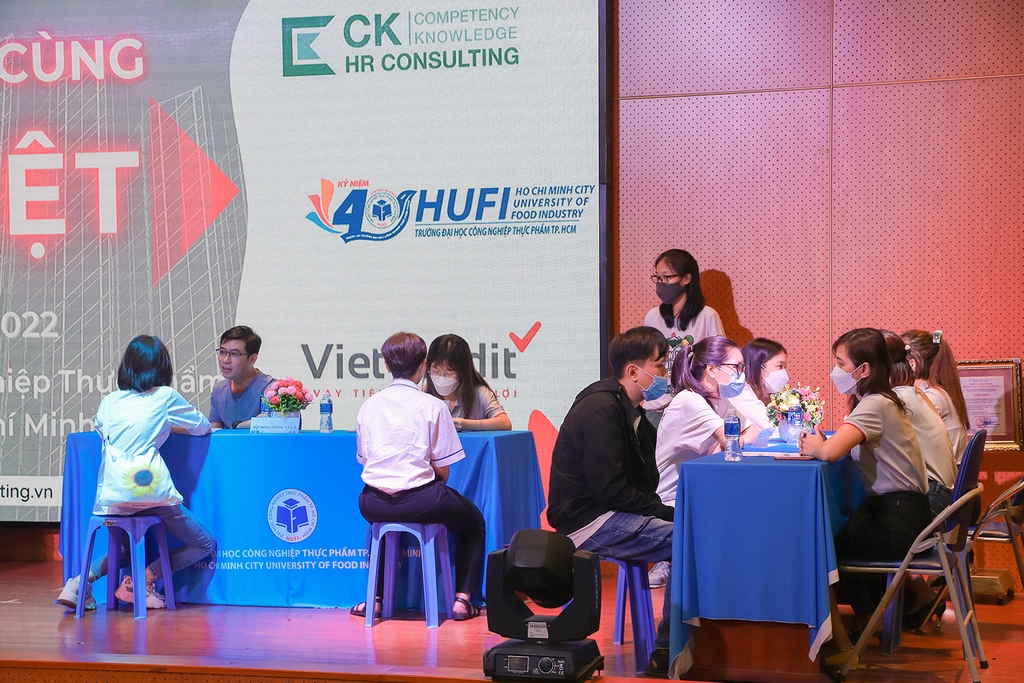 HUFI phối hợp Công ty CK HR Consulting tổ chức hội thảo tuyển dụng cơ hội nghề nghiệp với chủ đề "Khởi nghiệp cùng Tín Việt"