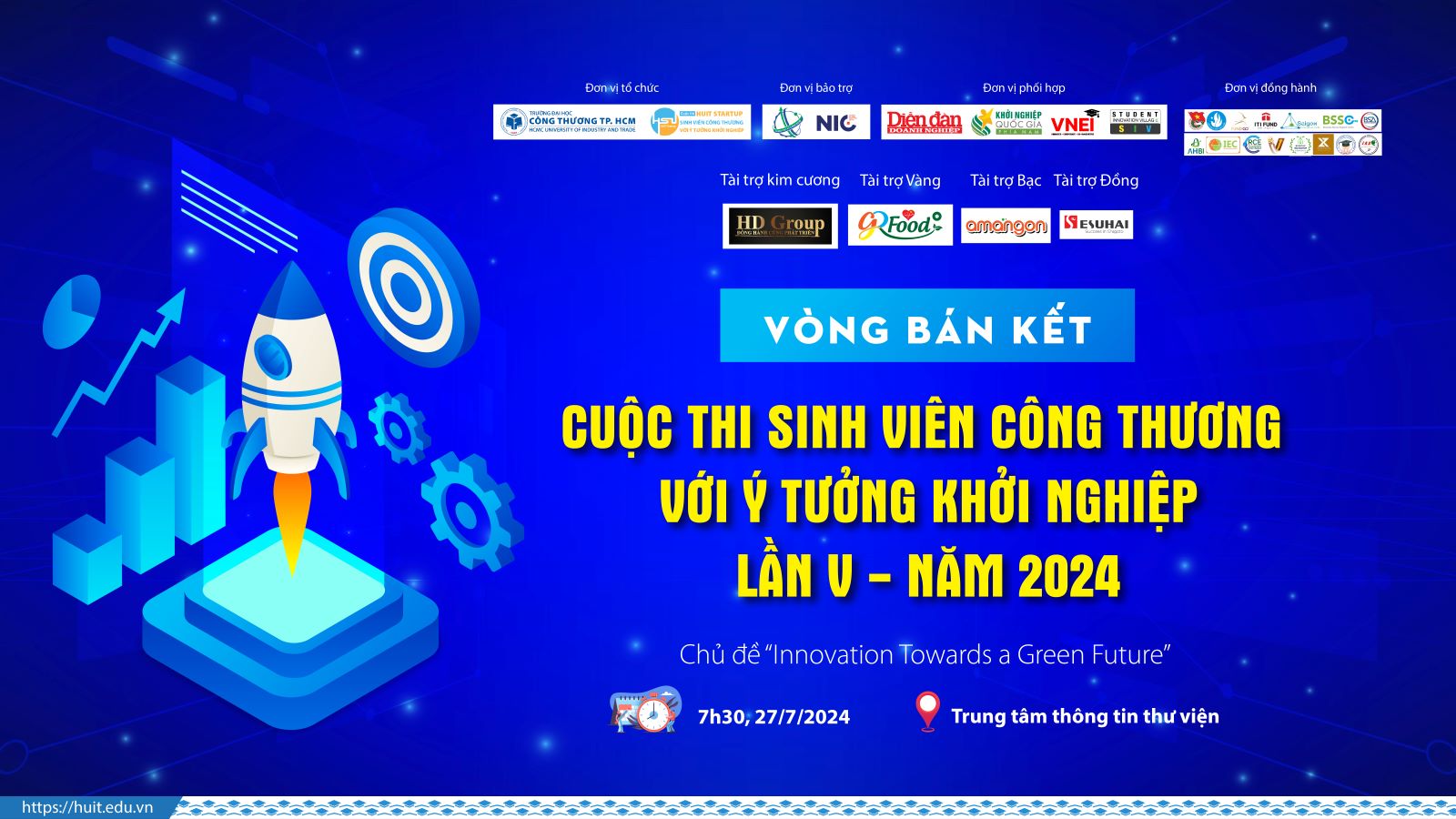 Tổ chức Vòng Bán kết "Cuộc thi Sinh viên Công Thương với ý tưởng khởi nghiệp" lần V năm 2024