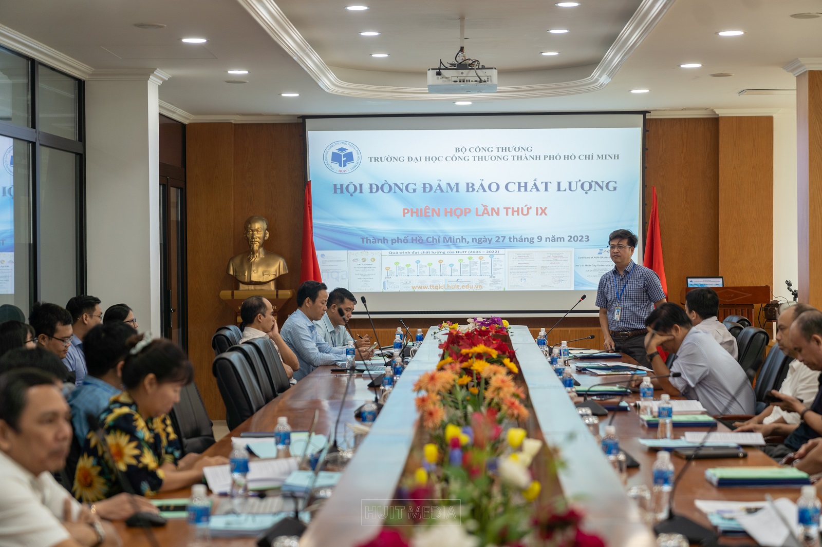 Hội đồng Đảm bảo chất lượng giáo dục Trường Đại học Công Thương TP. Hồ Chí Minh họp phiên thứ IX năm 2023