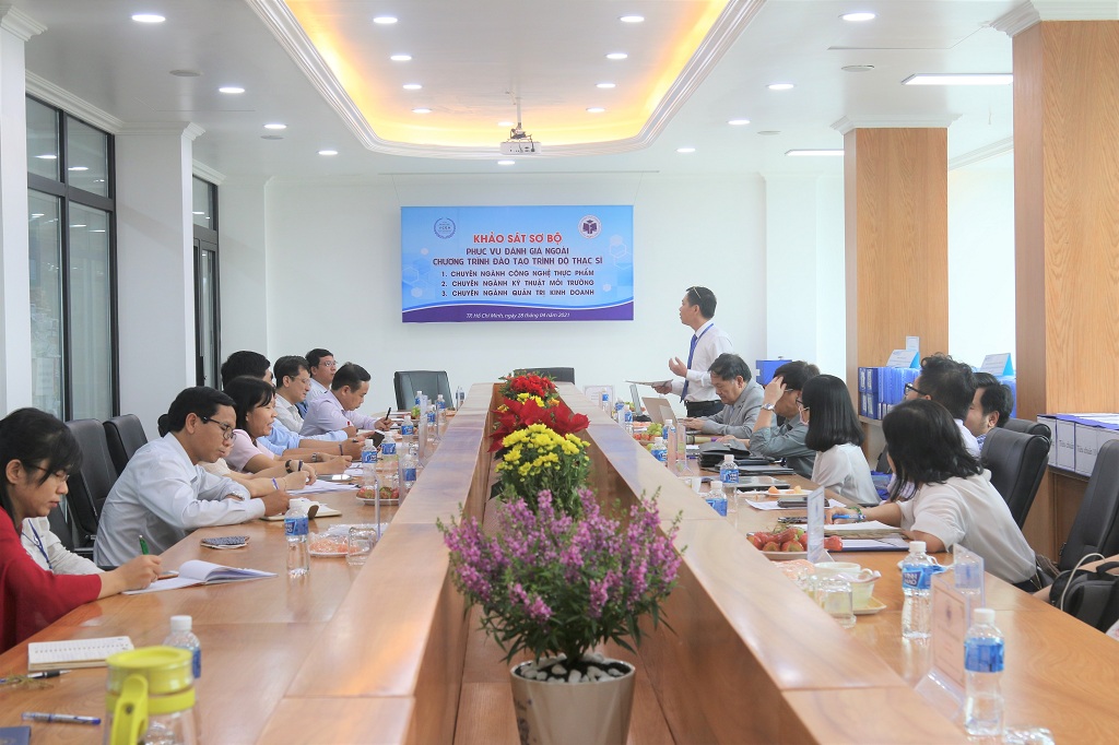 Khảo sát sơ bộ phục vụ đánh giá ngoài 03 chương trình đào tạo trình độ Thạc sĩ tại Trường Đại học Công nghiệp Thực phẩm TP. Hồ Chí Minh 