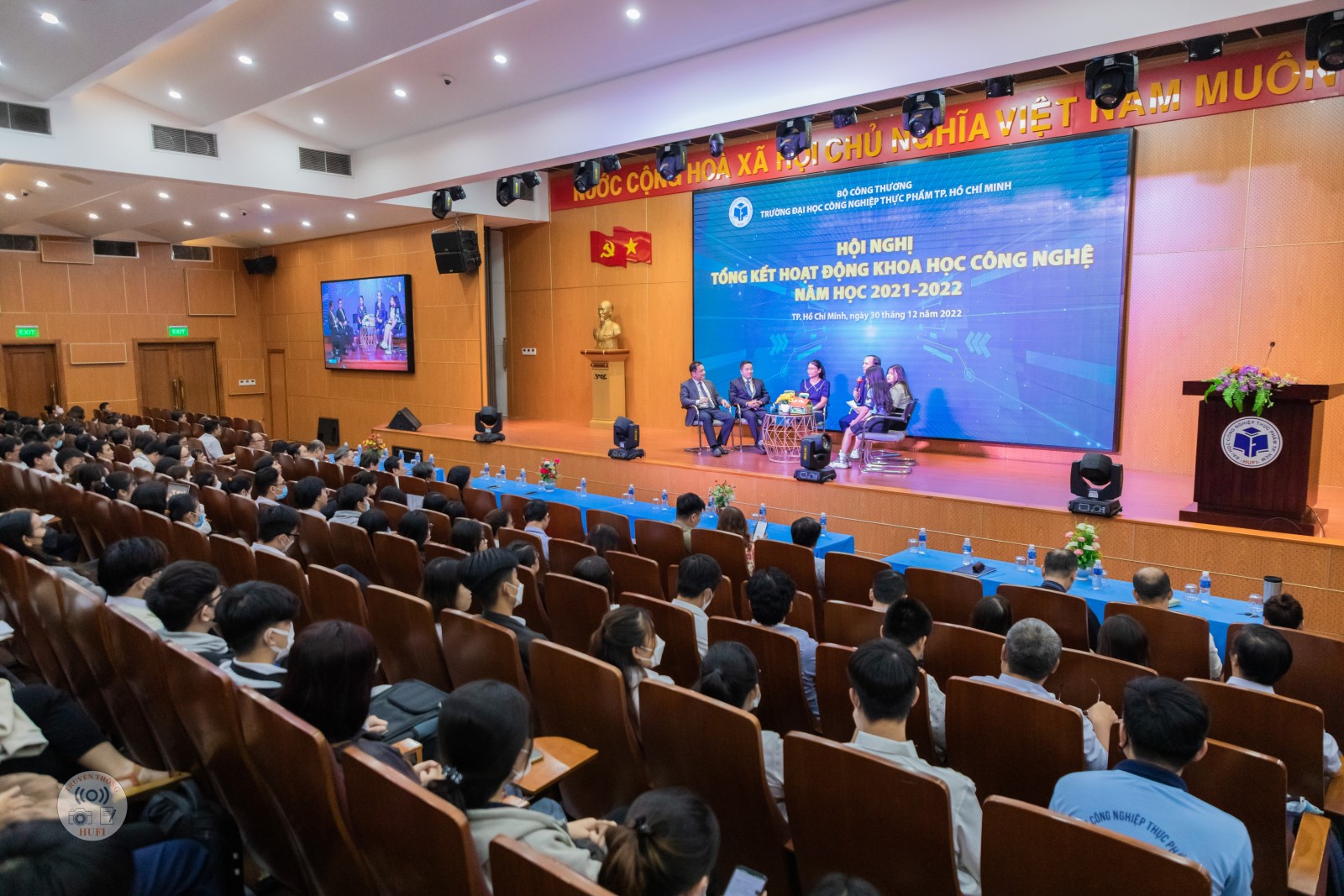 Hội nghị tổng kết hoạt động khoa học công nghệ năm học 2021-2022