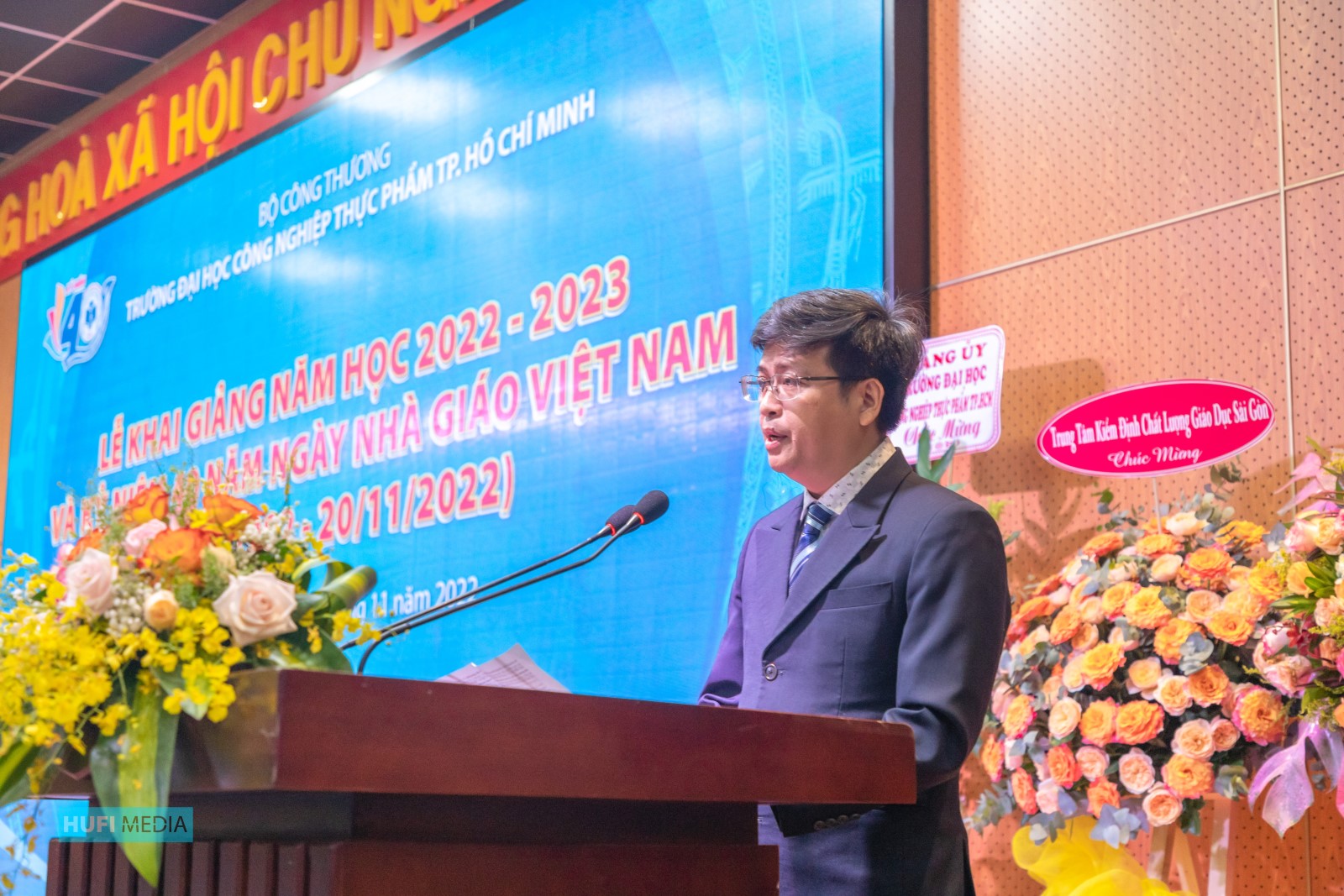 HUFI tổ chức Lễ Khai giảng năm học 2022 – 2023 và chào mừng Ngày Nhà giáo Việt Nam 20/11
