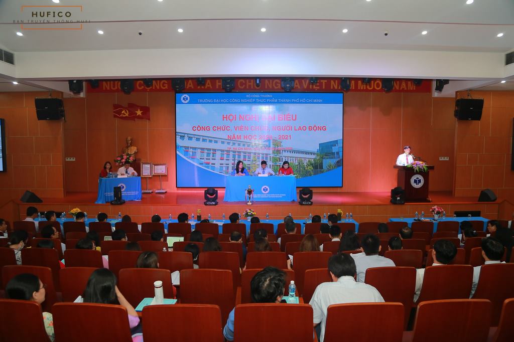 Hội nghị đại biểu công chức, viên chức và người lao động Trường Đại học Công nghiệp Thực phẩm TP. Hồ Chí Minh năm học 2020-2021
